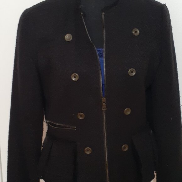 Manteau veston noir et bronze, size M - Picture 1 of 5